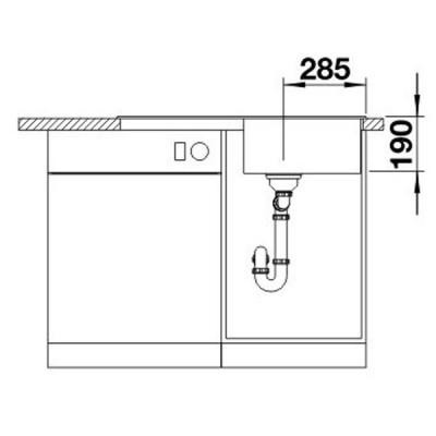 Мийка кухонна Blanco 520511 ZIA 5S