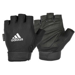 Рукавички для фітнесу Adidas Essential Adjustable Gloves ADGB-12423 чорний S (885652014977)