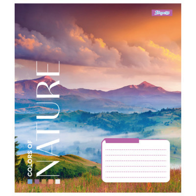 Зошит 1 вересня А5 1В Colors of nature 96 аркушів лінія (767420)