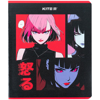 Зошит Kite Anime 48 аркушів, клітинка (K24-259-2)