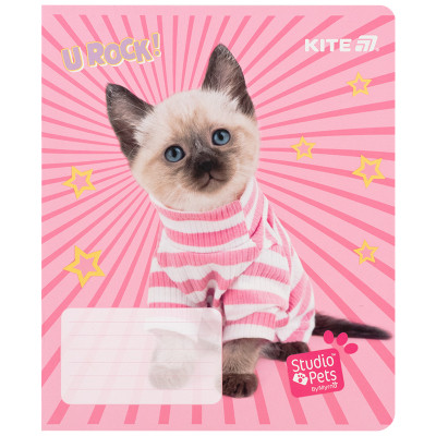 Зошит Kite Studio Pets, 12 аркушів, клітинка (SP25-232)