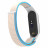 Ремінець до фітнес браслета Armorstandart нейлоновий для Xiaomi Mi Band 7/6/5/4 White/Red (ARM67846)
