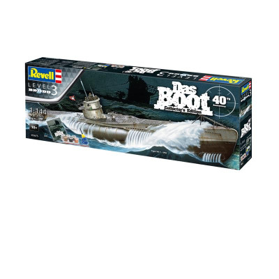 Збірна модель Revell Підводний човен U96 (Das Boot) рівень 3 масштаб 1:144 (RVL-05675)