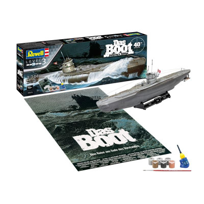 Збірна модель Revell Підводний човен U96 (Das Boot) рівень 3 масштаб 1:144 (RVL-05675)