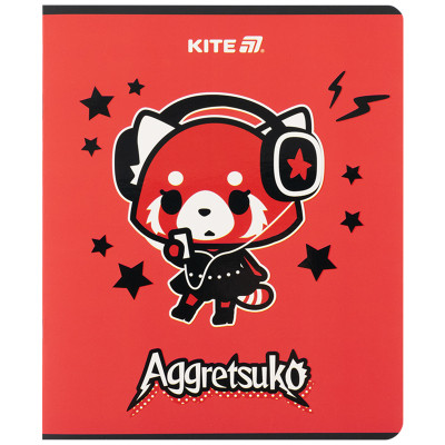 Зошит Kite Aggretsuko, 24 аркуші, клітинка (AR25-238)