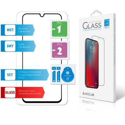 Скло захисне ACCLAB Full Glue Samsung A14 (1283126559747)