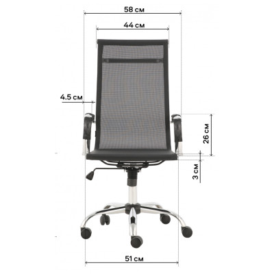 Офісне крісло GT Racer X-2816B Black (X-2816B Mesh Black)