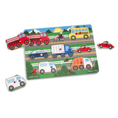 Розвиваюча іграшка Melissa&amp;Doug Пазл Вгадай машинку (MD19051)