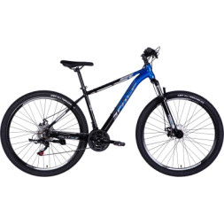 Велосипед Space 27.5&quot; Phaeton AM DD рама-17&quot; Al чорно-синій 2025 (OPS-SP-27.5-035)