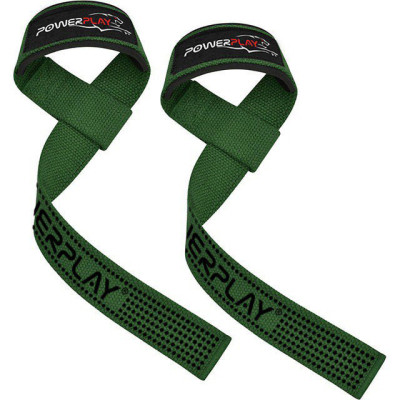 Кистьові лямки PowerPlay 7064 Lifting Gym Straps Зелені (PP_7064_Green)
