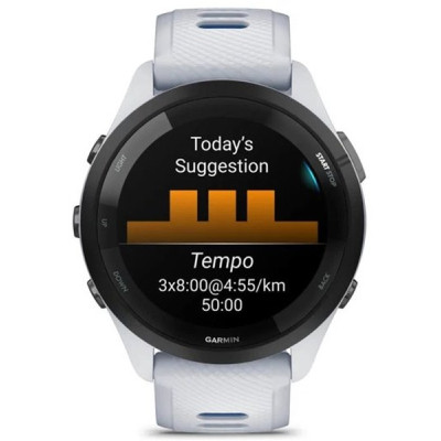 Смарт-годинник Garmin Forerunner 265, Whitestone, GPS (010-02810-11)