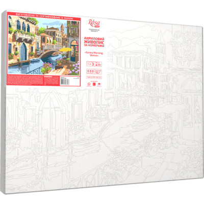 Картина по номерам Rosa Start Sunny Morning. Venice 35 х 45 см (4823098538486)