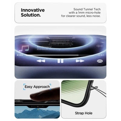 Чохол до мобільного телефона Spigen Liquid Air iPhone 17 Matte Black (ACS10369)