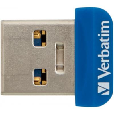 USB флеш накопичувач Verbatim 64GB Store &#039;n&#039; Stay NANO Blue USB 3.0 (98711)