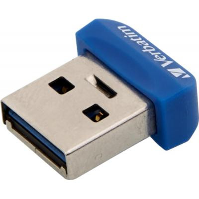 USB флеш накопичувач Verbatim 64GB Store &#039;n&#039; Stay NANO Blue USB 3.0 (98711)