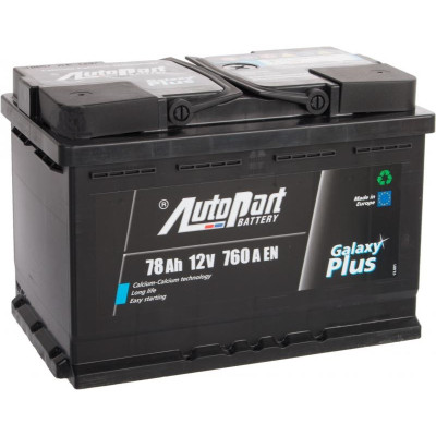 Акумулятор автомобільний AutoPart 78 Ah/12V (ARL078-0376)