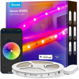 Світлодіодна стрічка Govee H612A S With Protective Coating, 5.0m, RGBICW, WI-FI/Bluetooth, white (H612ACD1)
