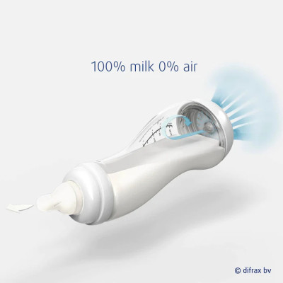 Пляшечка для годування Difrax S-bottle Natural Trend із силіконовою соскою, 250 мл (706T Stone)