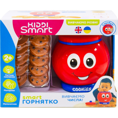 Розвиваюча іграшка Kiddi Smart Інтерактивна навчальна іграшка Smart-Горшочек українська та англійська мова (524800)