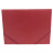 Папка на резинках H-Tone А4, червона (FOLD-HT-JJ40941-R)