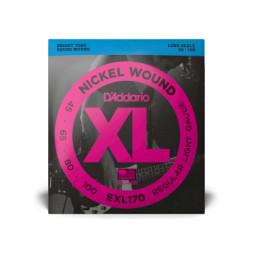 Струни для гітари D'Addario XL Nickel Wound Bass Regular Light (45-100) (EXL170)