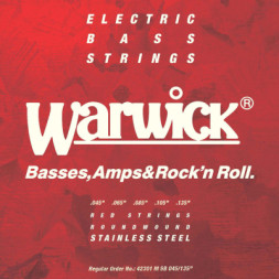 Струни для гітари Warwick Red Stainless Steel Medium 5-String (45-135) (42301 M 5B)