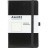 Книга записна Axent Partner, 125x195 мм, 96 аркушів, крапка, чорна (8306-01-A)