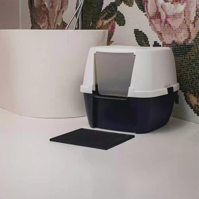 Килимок для тварин Fiboo Litter Mat під туалет 30x30 см блакитний (FIB0021)