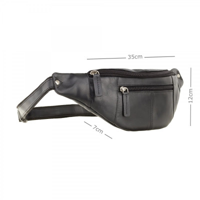 Сумка Visconti 721 Bumbag Large Black (721 BLK)