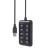Концентратор Gembird USB 2.0 10 ports black (UHB-U2P10P-01)