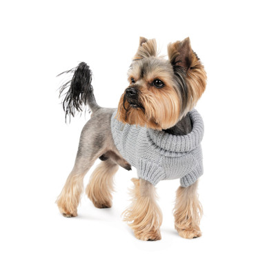 Светр для тварин Pet Fashion Sam S сірий (4823082439225)
