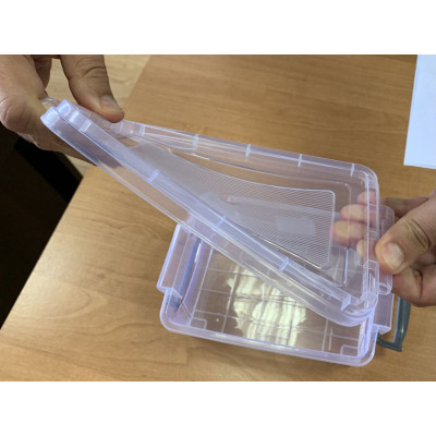 Харчовий контейнер Irak Plastik Storage квадратний 7,7 л прозорий (5336)