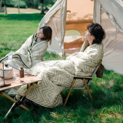 Спальный мешок Naturehike DP200 CNK2300SD012 лівий бежевий (6976023923586)