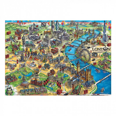 Пазл Educa Карта Лондона 500 елементов (6336989)