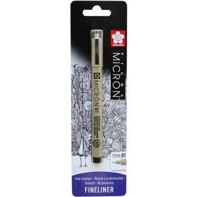 Лайнер Sakura Pigma Micron (0.1) 0,25 мм Чорний (084511306363)