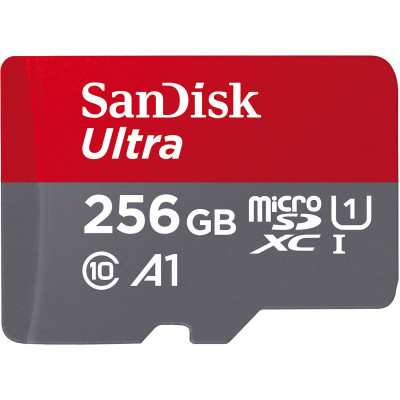 Карта пам&#039;яті SanDisk 256GB microSDXC class 10 UHS-I Ultra (SDSQUAC-256G-GN6MA)