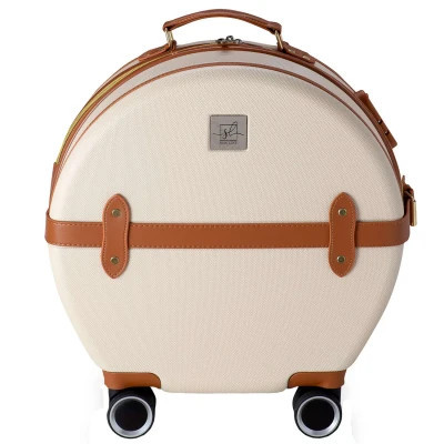 Валіза Semi Line 20&quot; (S) Ecru/Brown (T5670-2) (DAS302666)