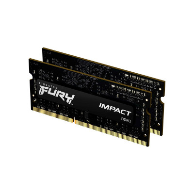 Модуль пам&#039;яті для ноутбука SoDIMM DDR4 16GB (2x8GB) 2666 MHz Fury Impact Kingston Fury (ex.HyperX) (KF426S15IBK2/16)