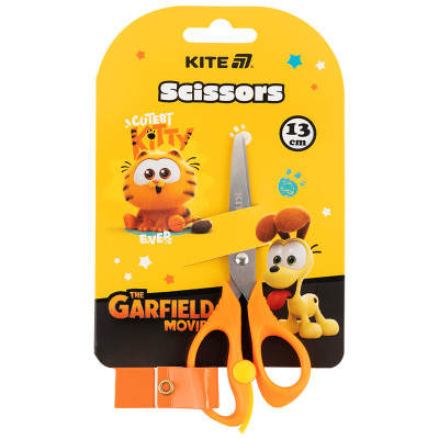 Ножиці Kite з пружиною Garfield, 13 см (GF25-129)