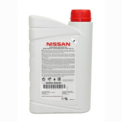 Моторна олива Nissan DPF 5W-30 C4 1л (KE900-90033)