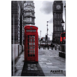 Книга записна Axent R&amp;B Telephone А5, 96 аркушів, клітинка, тверда обкладинка (8457-5-A)
