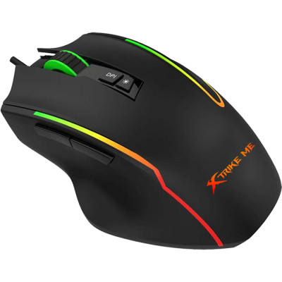 Мишка Xtrike ME GM-518 USB RGB Black (GM-518)