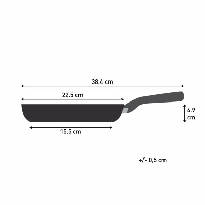 Сковорода Tefal So&#039; Light 22см чорна (H0560342)