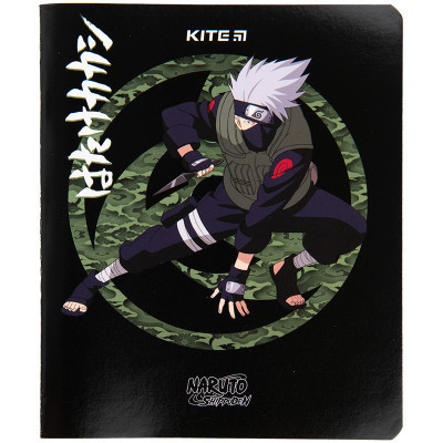 Зошит Kite Naruto 48 аркушів, клітинка (NR23-259)