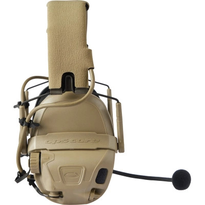Навушники для стрільби Ops-Core AMP Communication Headset-Connectorized. Верхній тримач. Tan (N101153-01-0000)