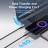 Дата кабель USB-C to USB-C 1.2m USB3.1 100W Display Zinc Alloy Vention (TAYBAV)