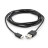 Дата кабель USB 2.0 AM to Micro 5P PVC 1.8m black Vinga (VCPDCM1.8BK)