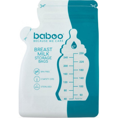 Пакет для зберігання грудного молока Baboo 25 шт х 250 мл (2-005)