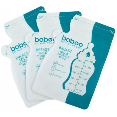 Пакет для зберігання грудного молока Baboo 25 шт х 250 мл (2-005)