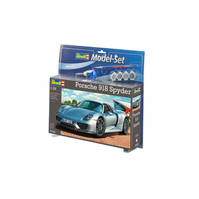 Збірна модель Revell Набір автомобіль Porsche 918 Spyder рівень 4 масштаб 1:24 (RVL-67026)